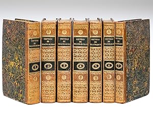 Oeuvres complètes de Pierre-Augustin Caron de Beaumarchais (7 Tomes - Complet) Tomes 1 et 2 : Thé...