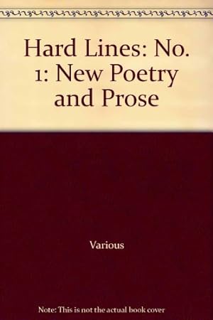 Image du vendeur pour Hard Lines: No. 1: New Poetry and Prose mis en vente par WeBuyBooks