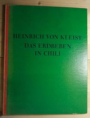 Das Erdbeben in Chili. Faksimile der Ausgabe von 1921 im Heyder-Verlag, Berlin.