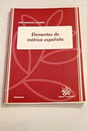 Imagen del vendedor de Elementos de mtrica espaola a la venta por Alcan Libros