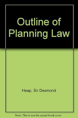 Seller image for Outline of Planning Law for sale by WeBuyBooks