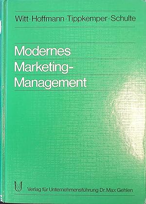 Image du vendeur pour Modernes Marketing-Management : Grundlagen, Produktinnovationen, Prognosemodelle. Gehlen-Reihe fr Wirtschaft und Verwaltung; mis en vente par books4less (Versandantiquariat Petra Gros GmbH & Co. KG)