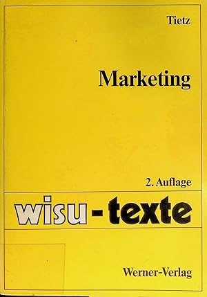 Seller image for Marketing. wisu-Texte for sale by books4less (Versandantiquariat Petra Gros GmbH & Co. KG)