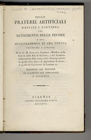 Delle praterie artificiali d'estate e d'inverno, del nutrimento delle pecore e del miglioramento ...