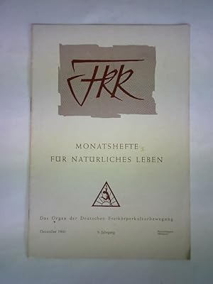 Imagen del vendedor de Offizielles Organ des Deutschen Verbandes fr Freikrperkultur e. V. (DFK), 9. Jahrgang, Dezember 1960 a la venta por Celler Versandantiquariat