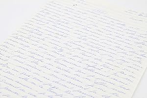 Lettre autographe écrite depuis la prison de la Santé datée et signée de Jacques Mesrine adressée...