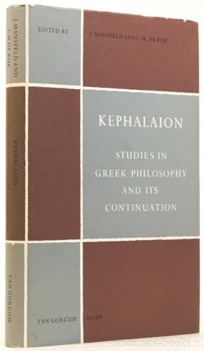 Immagine del venditore per Kephalaion. Studies in Greek philosophy and its continuation offered to professor C.J. de Vogel. venduto da Antiquariaat Isis