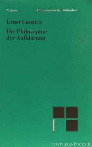 Bild des Verkufers fr Die Phliosophie der Aufklrung. Text und Anmerkungen bearbeitet von Claus Rosenkranz. Mit einer Einleitung von Gerald Hartung und einer Bibliographie der Rezensionen von Arno Schubbach. zum Verkauf von Antiquariaat Isis