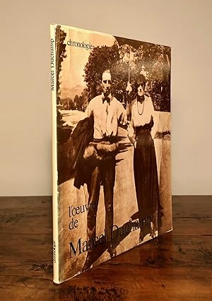 Seller image for [Cover Title:] Chronologie L'oeuvre de Marcel Duchamp / [Title Page Title:] Plan pour une vie de Marcel Duchamp for sale by Long Brothers Fine & Rare Books, ABAA