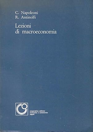 Imagen del vendedor de Lezioni di macroeconomia a la venta por Messinissa libri