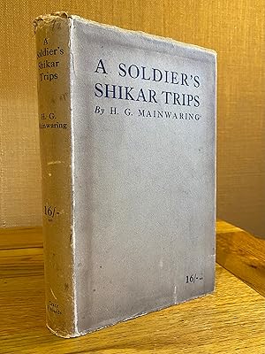 Imagen del vendedor de A Soldier's Shikar Trips - with photographs of Somaliland by Major Bonham Christie a la venta por James M Pickard, ABA, ILAB, PBFA.