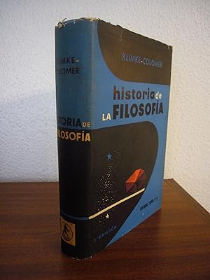 Imagen del vendedor de HISTORIA DE LA FILOSOFA a la venta por Libros Mmesis