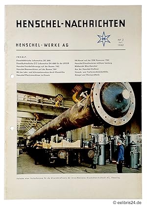 Bild des Verkufers fr Henschel-Nachrichten, Heft No. 2 / April 1962 (Werkzeitschrift) zum Verkauf von exlibris24 Versandantiquariat