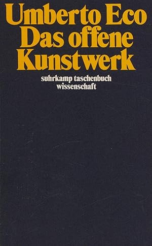 Seller image for Das offene Kunstwerk (suhrkamp taschenbuch wissenschaft) for sale by Antiquariat Kastanienhof