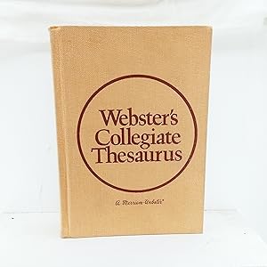 Seller image for Websters Collegiate Thesaurus for sale by Cat On The Shelf