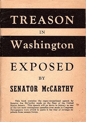 Treason in Washington Exposed by Senator McCarthy - 1950