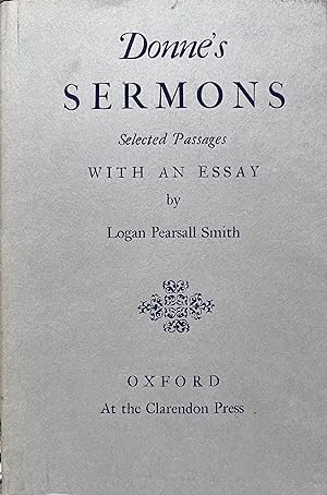 Seller image for Donne's Sermons: Selected Passages, with an Essay for sale by Object Relations, IOBA