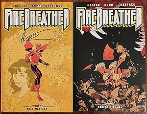 Firebreather [complete in 2 volumes, both signed]