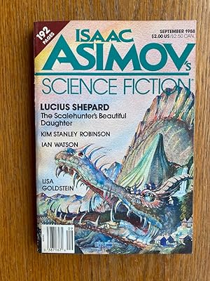 Bild des Verkufers fr Isaac Asimov's Science Fiction September 1988 zum Verkauf von Scene of the Crime, ABAC, IOBA