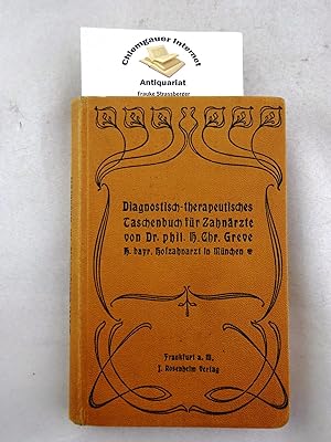 Diagnostisch-therapeutisches Taschenbuch für Zahnärzte.