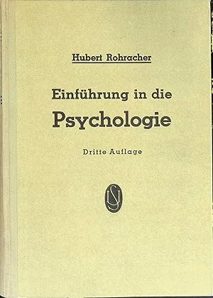 Imagen del vendedor de Einfhrung in die Psychologie. a la venta por books4less (Versandantiquariat Petra Gros GmbH & Co. KG)