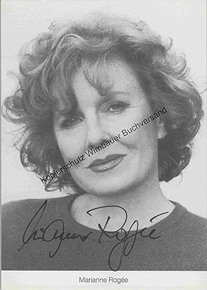 Bild des Verkufers fr Original Autogramm Marianne Roge // Autogramm Autograph signiert signed signee zum Verkauf von Antiquariat im Kaiserviertel | Wimbauer Buchversand