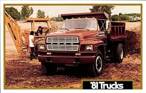 Ansichtskarte / Postkarte 1981 Ford Trucks, Job-Tough Mediums