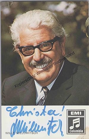 Seller image for Original Autogramm Willy Millowitsch (1909-1999) /// Autogramm Autograph signiert signed signee for sale by Antiquariat im Kaiserviertel | Wimbauer Buchversand