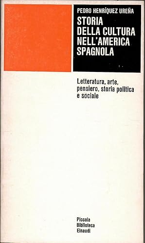 Storia della cultura nellAmerica spagnola