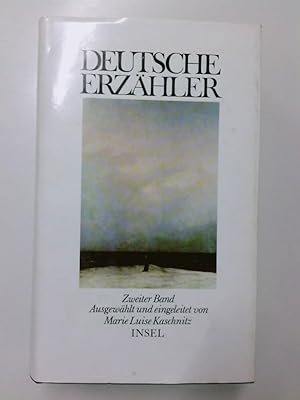 Bild des Verkufers fr Deutsche Erzhler (2 Bnde) Bd. 1. zum Verkauf von Antiquariat Buchhandel Daniel Viertel