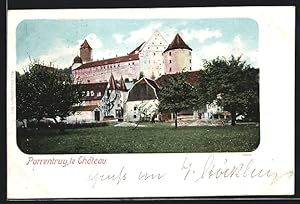 Ansichtskarte Porrentruy, Chateau, Schloss von nahem