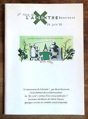 Seller image for 3e Fte de l'Absinthe, Boveresse 24 juin '00. for sale by La Bergerie