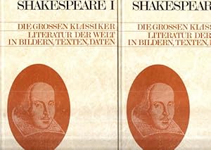 William Shakespeare I und II. Die grossen Klassiker. Literatur der Welt in Bildern, Texten, Daten...