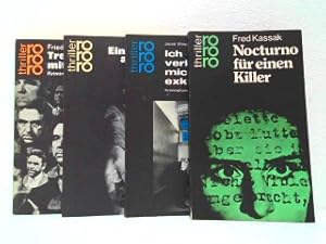 Imagen del vendedor de 4 rororo thriller. 1. Nocturno fr einen Killer. 2. Ich verkaufe mich exklusiv. 3. Ein Sheriff aus dem Sden. 4. Treff mit Trimmel. Kriminalstories. a la venta por Antiquariat Kirchheim