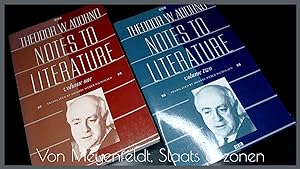 Notes to literature - volume one and two