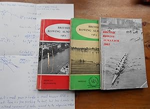 British Rowing Almanack 1962,1963 and 1965