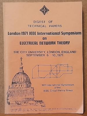 Digest of Technical Papers (London 1971 IEEE International Symposium on Electrical Network Theory...