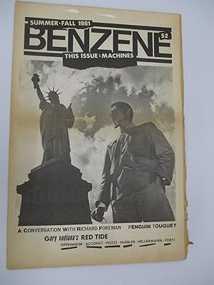 Seller image for Benzene Magazine #4 Summer Fall 1981: Machines issue with Tseng Kwong Chi photo on cover for sale by ANARTIST