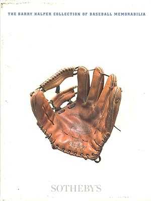 Imagen del vendedor de Barry Halper Collection of Baseball Memorabilia a la venta por Birkitt's Books