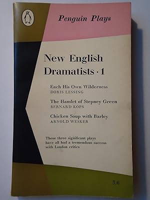 Imagen del vendedor de NEW ENGLISH DRAMATISTS. Three Plays (1) a la venta por GfB, the Colchester Bookshop