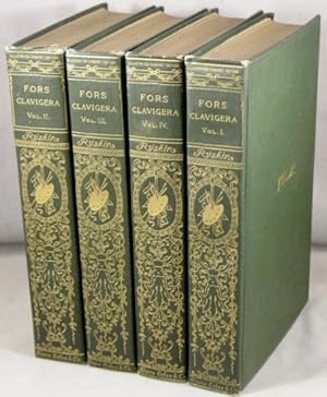 Fors Clavigera; Letters to the Workmen and Labourers of Great Britain. 4 volumes.