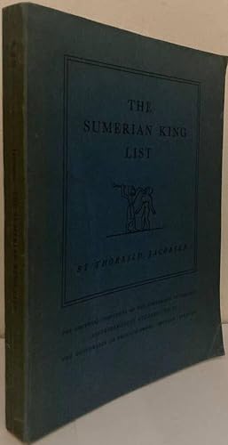 Imagen del vendedor de The Sumerian King List a la venta por Erik Oskarsson Antikvariat