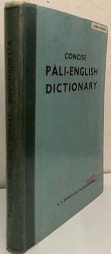 Immagine del venditore per Concise Pali-English Dictionary venduto da Erik Oskarsson Antikvariat