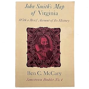 Bild des Verkufers fr John Smith's Map of Virginia with a Brief Account of it's History [Jamestown Booklet No. 4] zum Verkauf von Memento Mori Fine and Rare Books