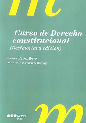 Imagen del vendedor de Curso de Derecho Constitucional 2023 a la venta por Vuestros Libros