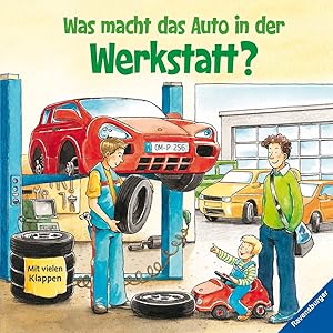 Bild des Verkufers fr Was macht das Auto in der Werkstatt? zum Verkauf von Gabis Bcherlager