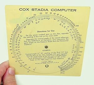 [volvelle] Cox's Stadia Computer