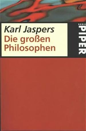 Bild des Verkufers fr Die groen Philosophen: Erster Band Bd. 1. zum Verkauf von Antiquariat Buchhandel Daniel Viertel