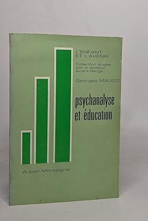 Seller image for Psychanalyse et education for sale by crealivres