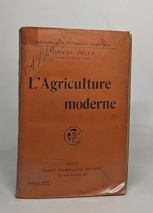 Seller image for L'agriculture moderne for sale by crealivres